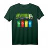 Müllwagen Zur Müllabfuhr Recycling Bunte Mülltonnen Müllmann T-Shirt - Lustiges und umweltbewusstes Kinder-Shirt für Recycling-Fans