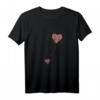 Schwangerschaft Schwangere Mutter Mama mit Zwei Herzen T-Shirt – Perfekt zum Baby ankündigen, Junggesellinnenabschied & für werdende Mütter