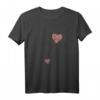 Schwangerschaft Schwangere Mutter Mama mit Zwei Herzen T-Shirt – Perfekt zum Baby ankündigen, Junggesellinnenabschied & für werdende Mütter