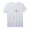 Schwangerschaft Schwangere Mutter Mama mit Zwei Herzen T-Shirt – Perfekt zum Baby ankündigen, Junggesellinnenabschied & für werdende Mütter