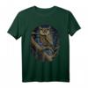 Mondlicht Majestät Eule T-Shirt – Mystisches Tiermotiv mit Vollmond, perfekt für Natur- und Eulenliebhaber