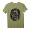 Mondlicht Majestät Eule T-Shirt – Mystisches Tiermotiv mit Vollmond, perfekt für Natur- und Eulenliebhaber