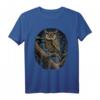 Mondlicht Majestät Eule T-Shirt – Mystisches Tiermotiv mit Vollmond, perfekt für Natur- und Eulenliebhaber