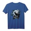 Wolf sitzt heulend im Vollmond bei Nacht Silhouette Tier T-Shirt – Perfektes Geschenk für Wolf Liebhaber und Mystik Fans