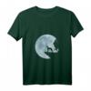 Damen Whippet Vollmond Windhund Hunde Galgo Liebe Mystik T-Shirt mit V-Ausschnitt – Perfektes Geschenk für Hunde-Fans zu Geburtstag, Weihnachten & mehr