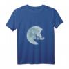 Damen Whippet Vollmond Windhund Hunde Galgo Liebe Mystik T-Shirt mit V-Ausschnitt – Perfektes Geschenk für Hunde-Fans zu Geburtstag, Weihnachten & mehr