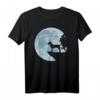 Deutsch Drahthaar Vollmond Hunde Jagd Jäger Geschenk T-Shirt – Lustiges Outfit für Hunde- und Jagdfans, perfekt für Geburtstag, Weihnachten & Feiertage