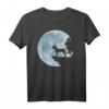 Deutsch Drahthaar Vollmond Hunde Jagd Jäger Geschenk T-Shirt – Lustiges Outfit für Hunde- und Jagdfans, perfekt für Geburtstag, Weihnachten & Feiertage