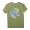 Deutsch Drahthaar Vollmond Hunde Jagd Jäger Geschenk T-Shirt – Lustiges Outfit für Hunde- und Jagdfans, perfekt für Geburtstag, Weihnachten & Feiertage
