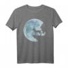 Deutsch Drahthaar Vollmond Hunde Jagd Jäger Geschenk T-Shirt – Lustiges Outfit für Hunde- und Jagdfans, perfekt für Geburtstag, Weihnachten & Feiertage