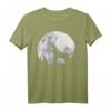 Wolf Shirt mit Vollmond und heulendem Wolf – Mystisch romantisches Geschenk für Wolf Liebhaber & Mystik Fans