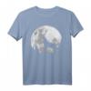 Wolf Shirt mit Vollmond und heulendem Wolf – Mystisch romantisches Geschenk für Wolf Liebhaber & Mystik Fans