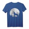 Wolf Shirt mit Vollmond und heulendem Wolf – Mystisch romantisches Geschenk für Wolf Liebhaber & Mystik Fans