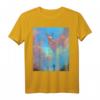 Reh Design T-Shirt - Klassisch geschnittenes Tiermotiv T-Shirt mit doppelt genähtem Saum