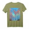 Reh Design T-Shirt - Klassisch geschnittenes Tiermotiv T-Shirt mit doppelt genähtem Saum