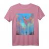 Reh Design T-Shirt - Klassisch geschnittenes Tiermotiv T-Shirt mit doppelt genähtem Saum