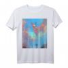 Reh Design T-Shirt - Klassisch geschnittenes Tiermotiv T-Shirt mit doppelt genähtem Saum