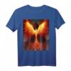 Phönix T-Shirt - Klassisch geschnitten mit doppelt genähtem Saum für stilvolle Mythologie-Fans