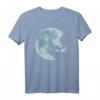 Langhaar Collie Vollmond T-Shirt – Lustiges Hunde Liebe Mystik Geschenk für Hundebesitzer, Fans & Familien