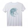 Langhaar Collie Vollmond T-Shirt – Lustiges Hunde Liebe Mystik Geschenk für Hundebesitzer, Fans & Familien