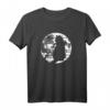 Katzenmotiv Fun Retro Streifen Vintage Mond T-Shirt - Süßes Katzenmotiv für Natur, Mystik, Halloween & Geschenkideen