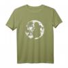 Katzenmotiv Fun Retro Streifen Vintage Mond T-Shirt - Süßes Katzenmotiv für Natur, Mystik, Halloween & Geschenkideen