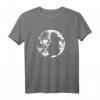 Katzenmotiv Fun Retro Streifen Vintage Mond T-Shirt - Süßes Katzenmotiv für Natur, Mystik, Halloween & Geschenkideen