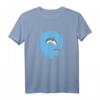 Delphin Vintage Sunset Meer Welle Surfer Tierlover T-Shirt – Perfekt für Tier- und Meerliebhaber, Surfer & Tierschützer, ideal als Geschenk zum Vatertag, Muttertag & Geburtstag