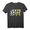 Just Spike It Netzball Lustiges Spruch T-Shirt - Perfektes Sportoutfit für Roundnet Fans und Netzball Liebhaber