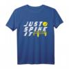 Just Spike It Netzball Lustiges Spruch T-Shirt - Perfektes Sportoutfit für Roundnet Fans und Netzball Liebhaber