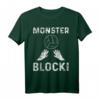 Volleyball Monster Block Hände Netz Ball T-Shirt - Sportliches, langlebiges Volleyball Shirt für Fans und Spieler