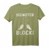 Volleyball Monster Block Hände Netz Ball T-Shirt - Sportliches, langlebiges Volleyball Shirt für Fans und Spieler