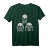 Nichts Sehen Nichts Hören Nichts Sagen - Totenkopf Biker T-Shirt für Heavy Metal Fans, Rocker & Goths | Geschenkidee für Biker und Totenkopf-Liebhaber