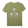 Nichts Sehen Nichts Hören Nichts Sagen - Totenkopf Biker T-Shirt für Heavy Metal Fans, Rocker & Goths | Geschenkidee für Biker und Totenkopf-Liebhaber