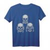 Nichts Sehen Nichts Hören Nichts Sagen - Totenkopf Biker T-Shirt für Heavy Metal Fans, Rocker & Goths | Geschenkidee für Biker und Totenkopf-Liebhaber
