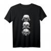 Nichts Sehen Nichts Hören Nichts Sagen Totenkopf Gothic T-Shirt – Mystische Gothic Kleidung für Fans von Tod, Vergänglichkeit & Okkultismus