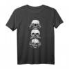 Nichts Sehen Nichts Hören Nichts Sagen Totenkopf Gothic T-Shirt – Mystische Gothic Kleidung für Fans von Tod, Vergänglichkeit & Okkultismus