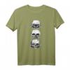 Nichts Sehen Nichts Hören Nichts Sagen Totenkopf Gothic T-Shirt – Mystische Gothic Kleidung für Fans von Tod, Vergänglichkeit & Okkultismus