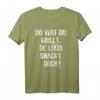 Lustiges Lüüd snackt doch Plattdeutsch T-Shirt – Witziges Norddeutschland Geschenk für Freunde, Familie & Ostfriesen