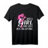 Funny Ice Skating Gift for Girls and Women - Skater Figure Skating T-Shirt for Birthdays, Christmas & Holidays