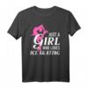Funny Ice Skating Gift for Girls and Women - Skater Figure Skating T-Shirt for Birthdays, Christmas & Holidays