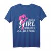 Funny Ice Skating Gift for Girls and Women - Skater Figure Skating T-Shirt for Birthdays, Christmas & Holidays
