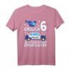 Endlich 6 - Polizei Einsatzleiter T-Shirt für Kinder mit Polizei Auto Design, Perfektes Geburtstagsgeschenk für kleine Polizisten