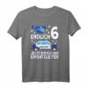Endlich 6 - Polizei Einsatzleiter T-Shirt für Kinder mit Polizei Auto Design, Perfektes Geburtstagsgeschenk für kleine Polizisten
