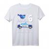 Endlich 6 - Polizei Einsatzleiter T-Shirt für Kinder mit Polizei Auto Design, Perfektes Geburtstagsgeschenk für kleine Polizisten