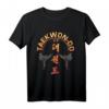 Taekwondo Champion T-Shirt – Klassisch geschnitten, doppelt genähter Saum für Kampfsportfans und Champions
