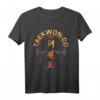 Taekwondo Champion T-Shirt – Klassisch geschnitten, doppelt genähter Saum für Kampfsportfans und Champions