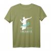 Lustiges Badminton Sprüche Outfit für Badmintonspieler, Trainer & Fans - Witziges T-Shirt mit Spruch 'Badminton ist meine Therapie' als Geschenk