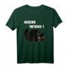 Geh Weg! Lustiges Katzen T-Shirt mit Spruch - Coole Designs für Damen & Herren, perfekte Geschenkidee für Katzenliebhaber zu Ostern & Geburtstag