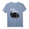 Geh Weg! Lustiges Katzen T-Shirt mit Spruch - Coole Designs für Damen & Herren, perfekte Geschenkidee für Katzenliebhaber zu Ostern & Geburtstag